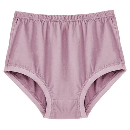 Culotte taille haute en coton doux à motif floral (lot de 2) - Violet - XXXL - image 7