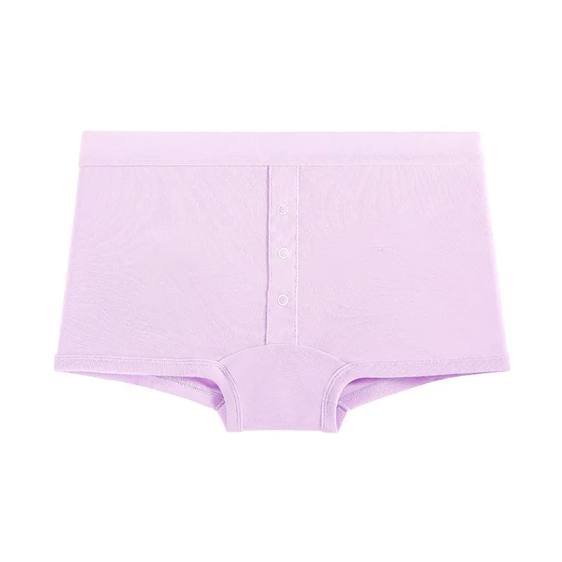 Culotte à boutons souples sur le devant (paquet de 2) - Violet - 2XL - image 7
