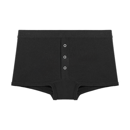 Culotte à boutons souples sur le devant (paquet de 2) - Noir - 2XL - image 9