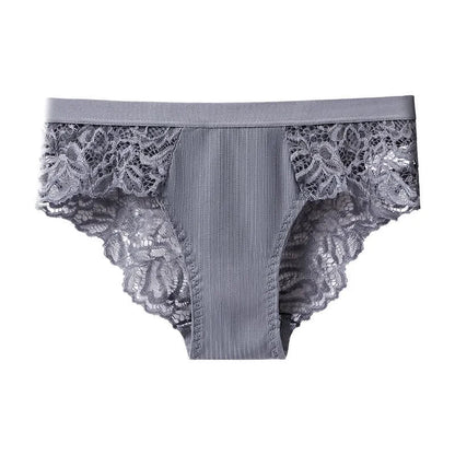 Culotte hipster en dentelle extensible douce (lot de 3) - Gris - XXL - image 5