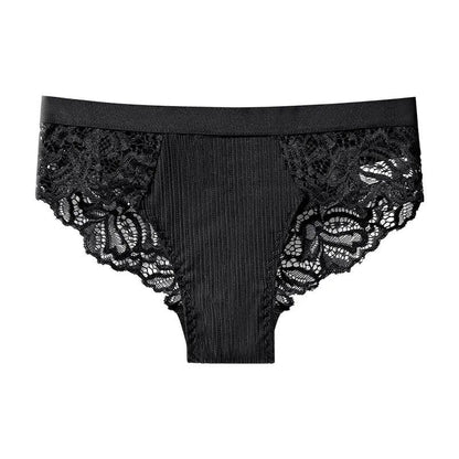 Culotte hipster en dentelle extensible douce (lot de 3) - Noir - XXL - image 3