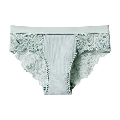 Culotte hipster en dentelle extensible douce (lot de 3) - Vert - XXL - image 4
