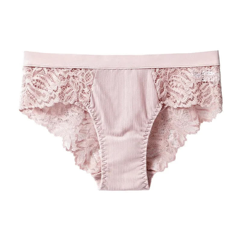 Culotte hipster en dentelle extensible douce (lot de 3) - Rose - XXL - image 7