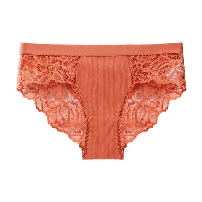 Culotte hipster en dentelle extensible douce (lot de 3) - Rouge - XXL - image 8