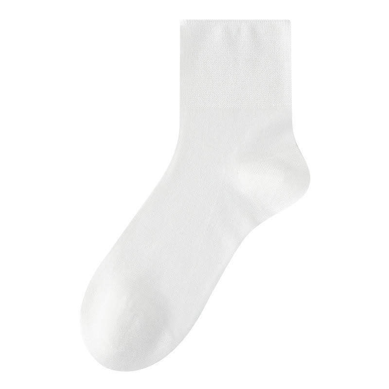 Chaussettes courtes en soie transparente (3 paires) - Blanc - EU40-45 (US7-10) - image 1