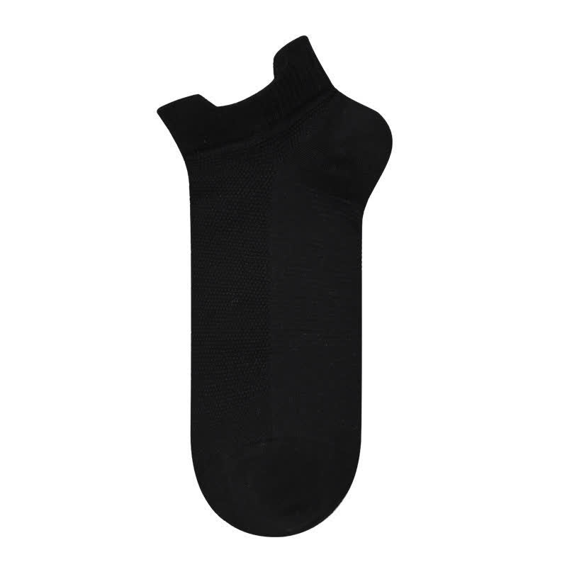 Chaussettes courtes respirantes en coton (3 paires) - Noir - EU40-45 (US7-12) - image 1