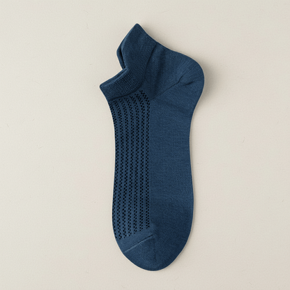 Chaussettes invisibles en maille de bambou (5 paires) - Bleu marine - UE39-44 (US5-10) - image 6