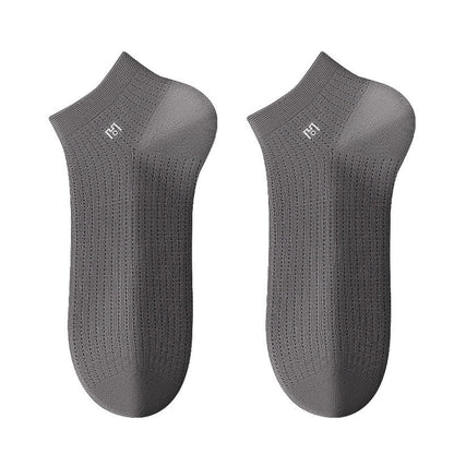 Chaussettes respirantes pour chevilles (5 paires) - Gris - UE39-44 (US5-10) - image 6