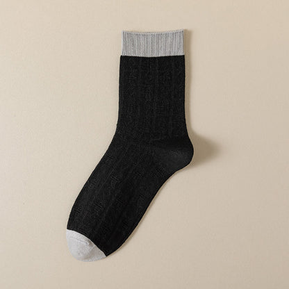 Chaussettes antibactériennes quart de pouce (5 paires) - Noir - UE39-44 (US5-10) - image 4