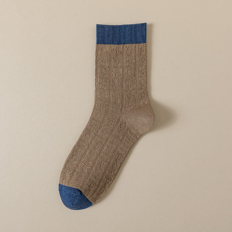 Chaussettes antibactériennes quart de pouce (5 paires) - Kaki - UE39-44 (US5-10) - image 5