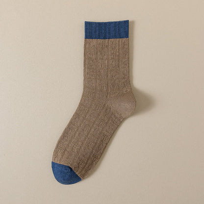 Chaussettes antibactériennes quart de pouce (5 paires) - Kaki - UE39-44 (US5-10) - image 5