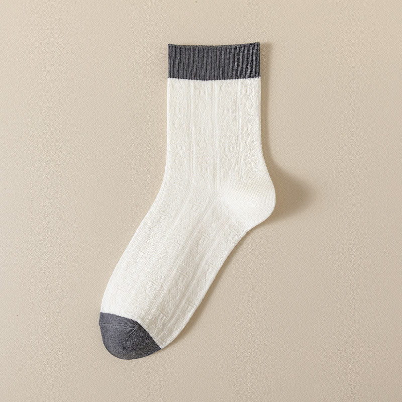 Chaussettes antibactériennes quart de pouce (5 paires) - Blanc - UE39-44 (US5-10) - image 6