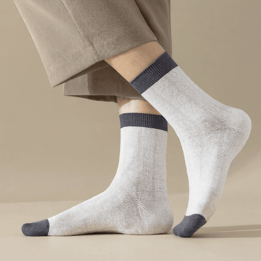 Chaussettes antibactériennes quart de pouce (5 paires) - image 0