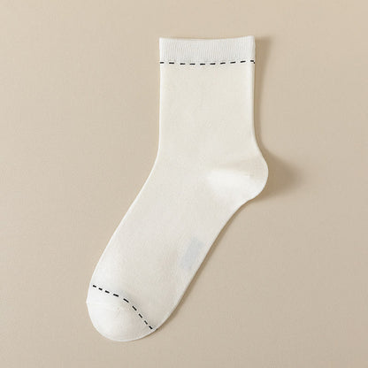 Chaussettes respirantes quart de tour (3 paires) - Blanc - UE39-44 (US5-10) - image 2