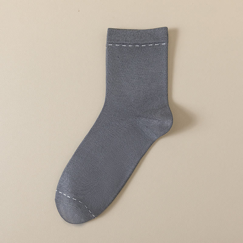 Chaussettes respirantes quart de tour (3 paires) - Gris foncé - UE39-44 (US5-10) - image 5