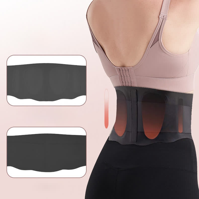Ceinture lombaire légère, respirante et réglable - Noir - XL - image 5