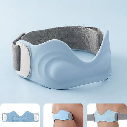 Bande de soutien rotulien en silicone pour le sport - Bleu - One Size - image 3