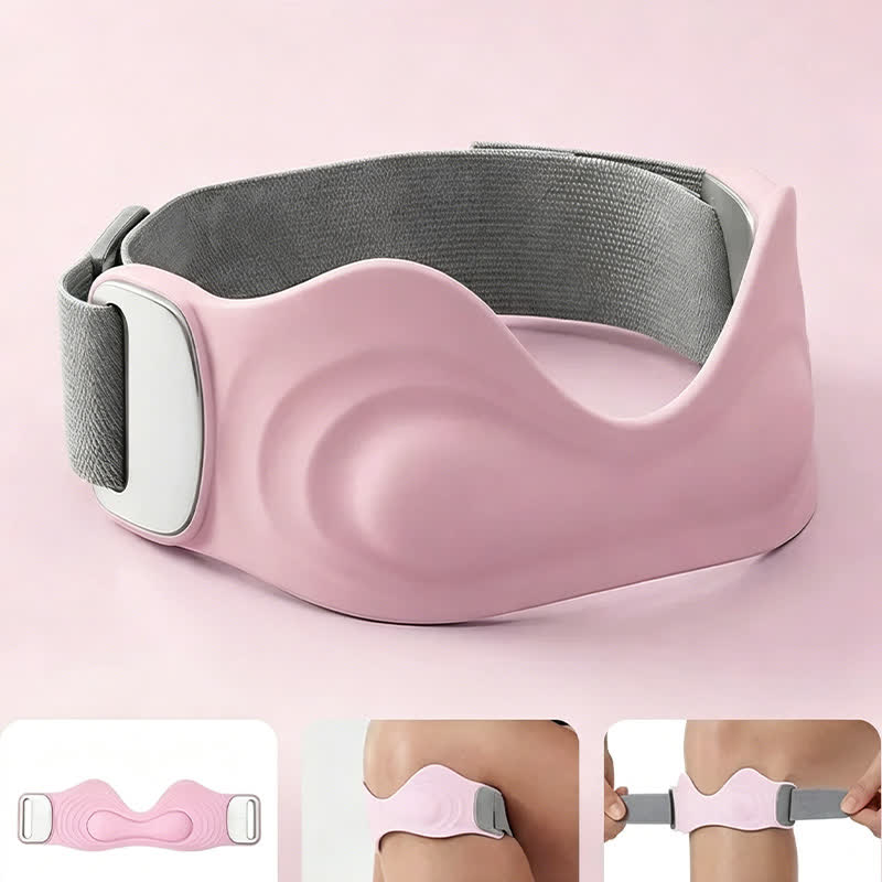 Bande de soutien rotulien en silicone pour le sport - Rose - One Size - image 7