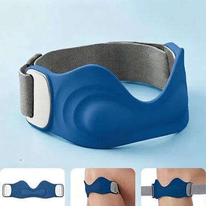 Bande de soutien rotulien en silicone pour le sport - Bleu marine - One Size - image 6