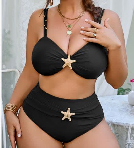Maillot de bain bikini deux pièces à motif étoile de mer - image 0