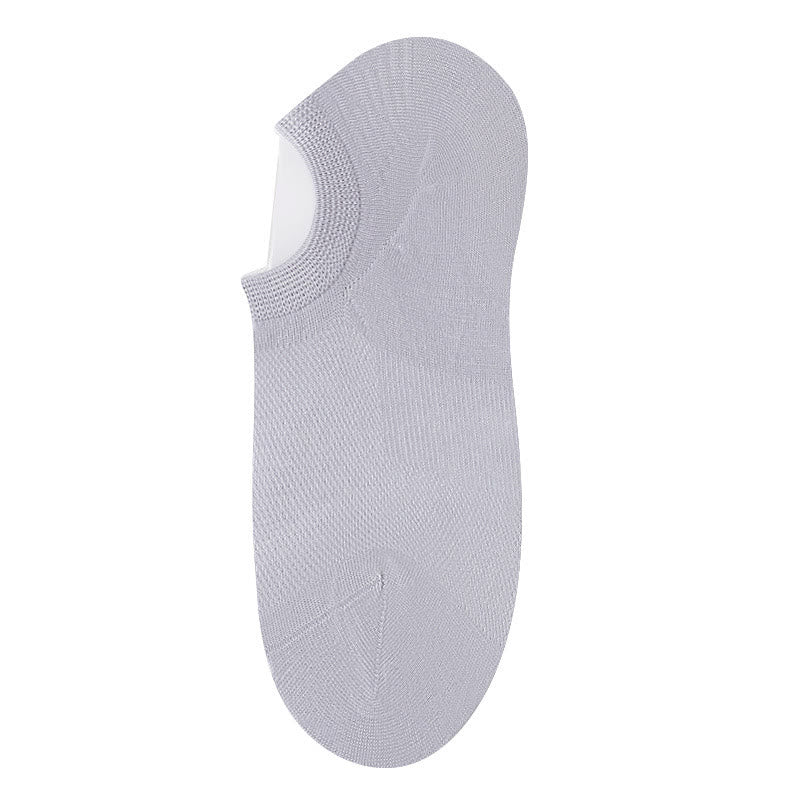 Chaussettes invisibles en bambou (10 paires) - Violet - EU36-40(US3-7) - image 4