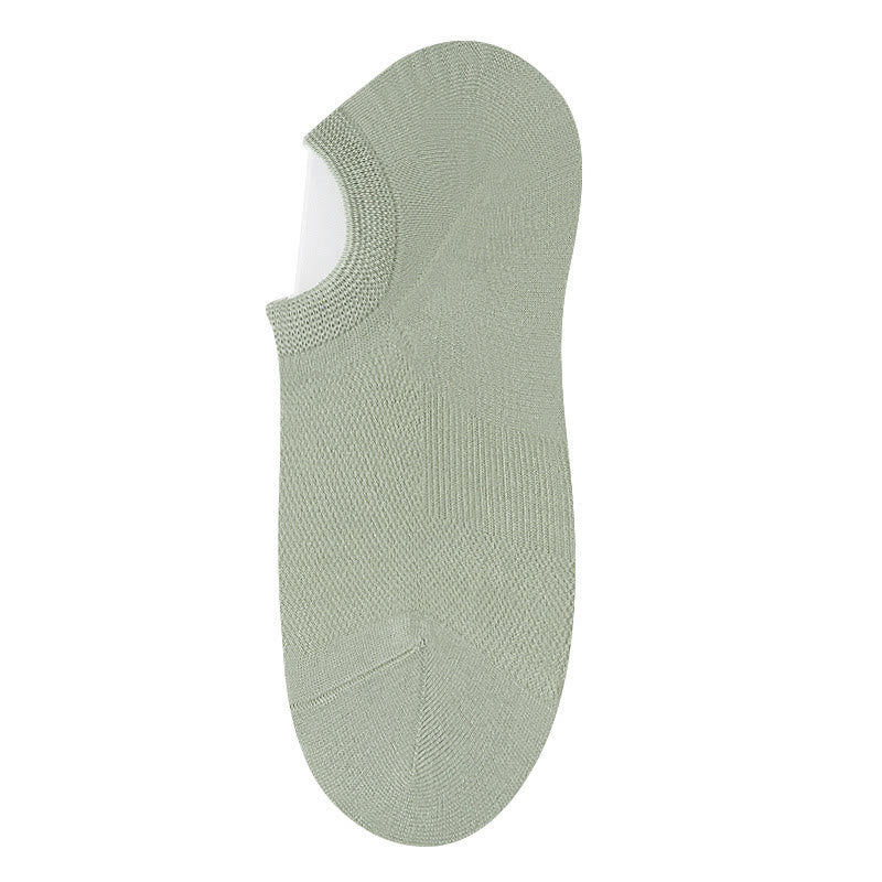 Chaussettes invisibles en bambou (10 paires) - Vert - EU36-40(US3-7) - image 5