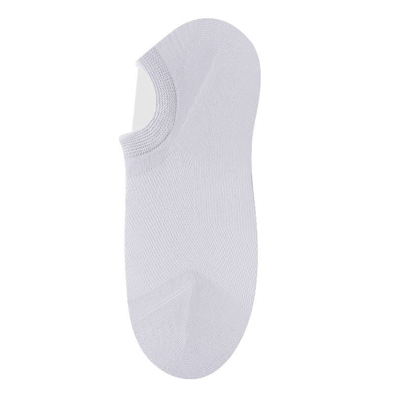 Chaussettes invisibles en bambou (10 paires) - Violet clair - EU36-40(US3-7) - image 10