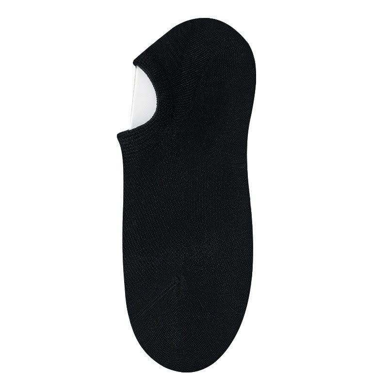 Chaussettes invisibles en bambou (10 paires) - Noir - EU36-40(US3-7) - image 2