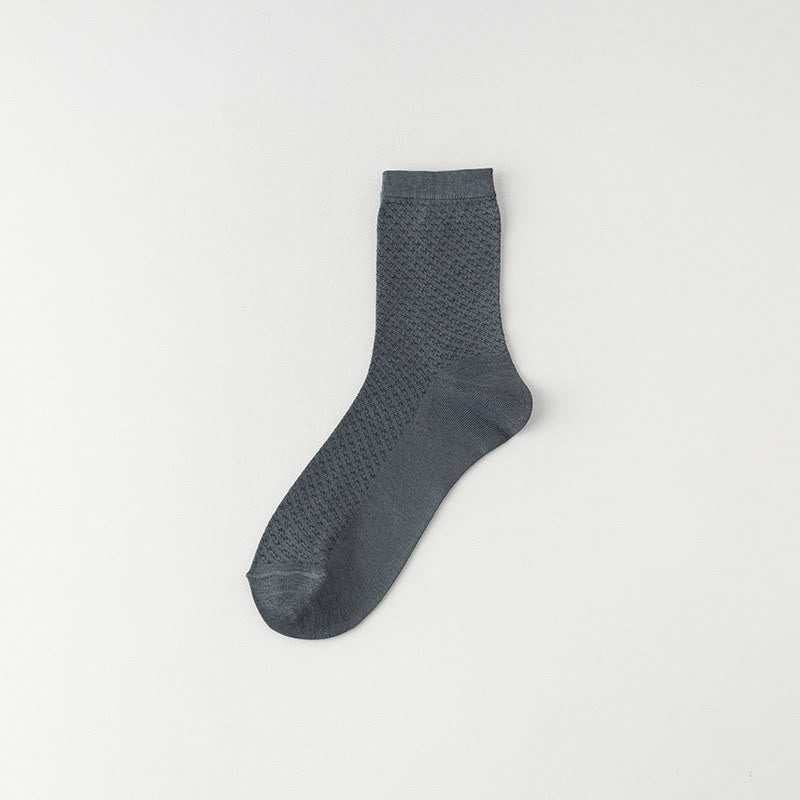 Chaussettes respirantes en bambou (6 paires) - Gris - EU39-44(US6-10) - image 5