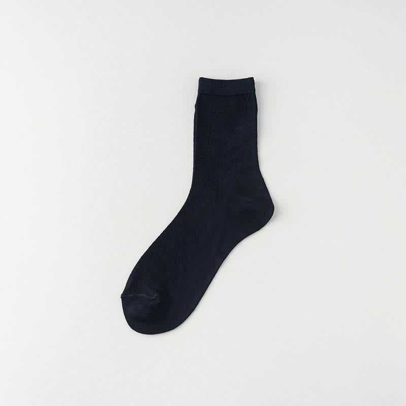 Chaussettes respirantes en bambou (6 paires) - Bleu marine - EU39-44(US6-10) - image 3