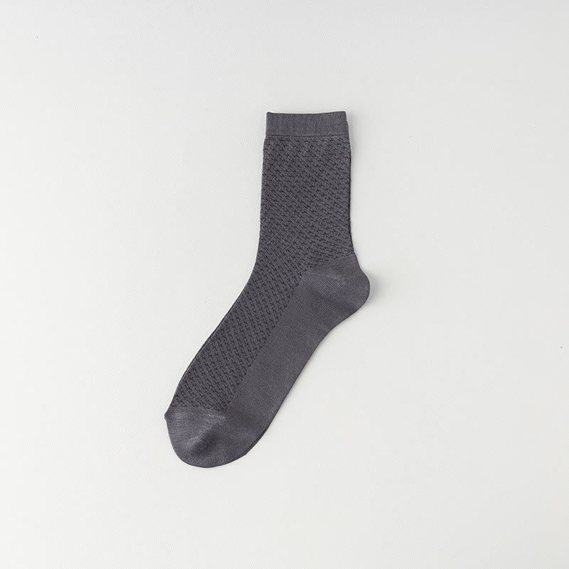 Chaussettes respirantes en bambou (6 paires) - Gris foncé - EU39-44(US6-10) - image 4