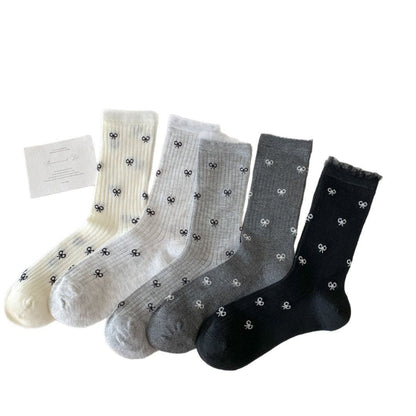 Chaussettes Bow Bamboo Quarter (5 paires) - Multicolore - EU36-40(US3-7) - image 2