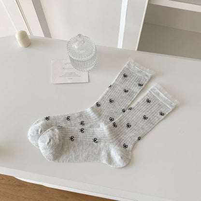 Chaussettes Bow Bamboo Quarter (5 paires) - Gris clair - EU36-40(US3-7) - image 6