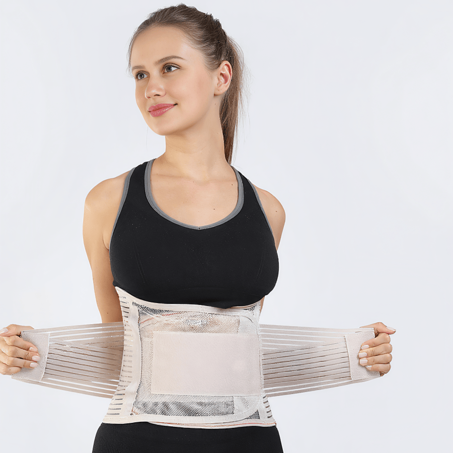 Ceinture de compression lombaire en maille Power Mesh - XXL - Nu - image 1