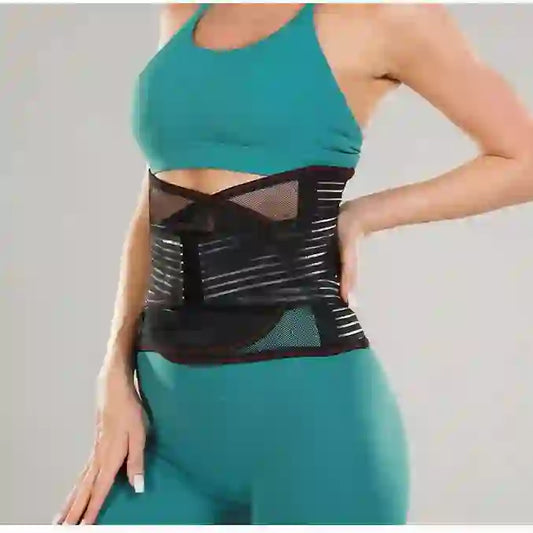 Ceinture lombaire à double sangle - Noir - XXL - image 0