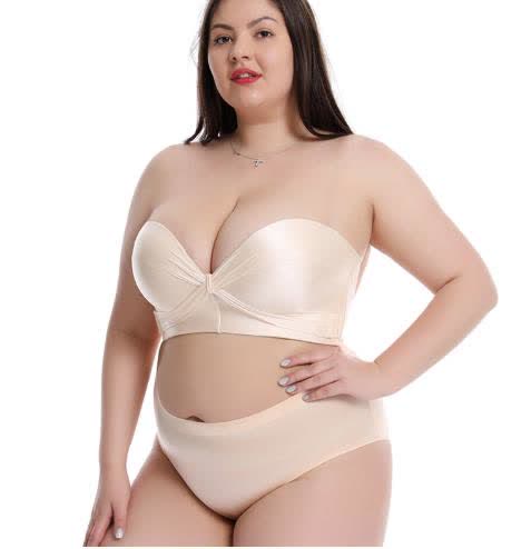 Soutien-gorge sculptant sans bretelles à décolleté cœur - image 0