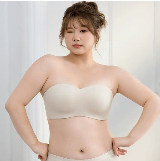 Soutien-gorge sans bretelles à maintien lisse - Blanc - 90 (Coupe DE) - image 0