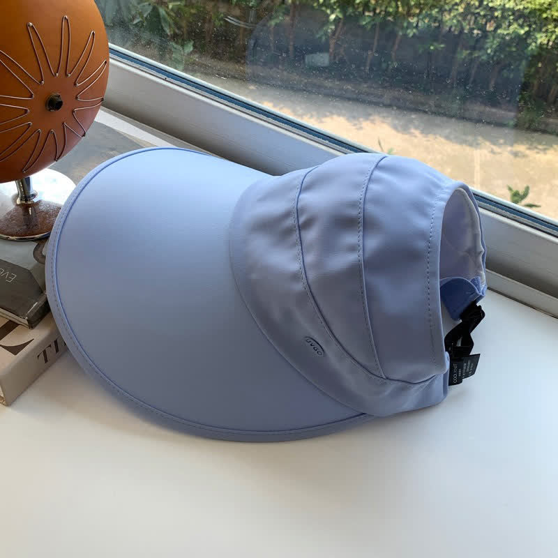 Chapeau de soleil décontracté, pliable et rafraîchissant - Bleu - One Size - image 7