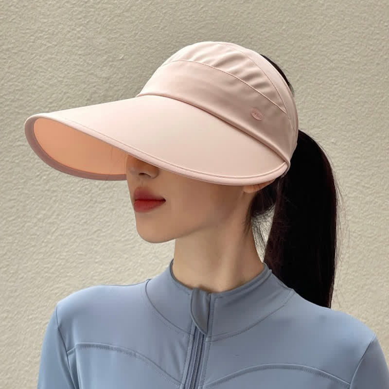Chapeau de soleil décontracté, pliable et rafraîchissant - Rose - One Size - image 4