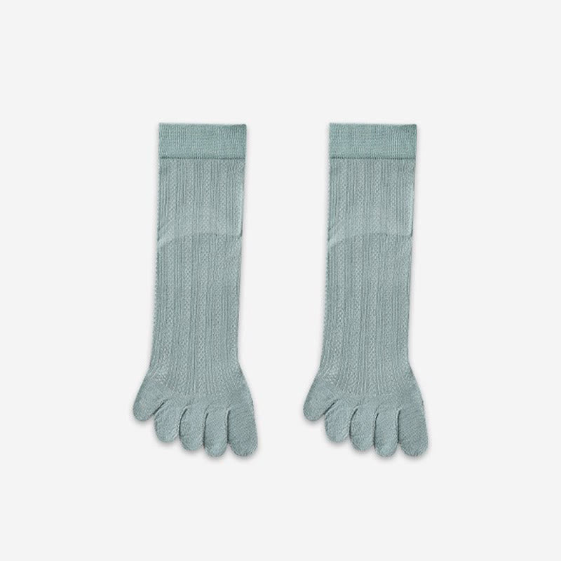 Chaussettes respirantes en bambou (3 paires) - Vert - EU39-44(US6-10) - image 3