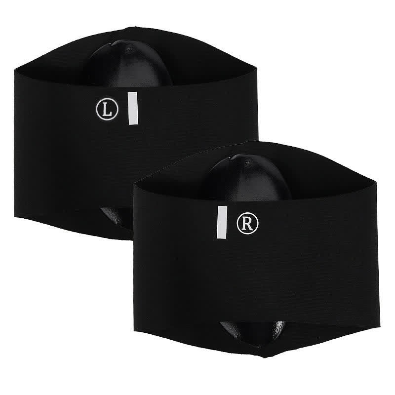 Sangles de soutien plantaire en silicone (2 pièces) - Noir - L - image 5