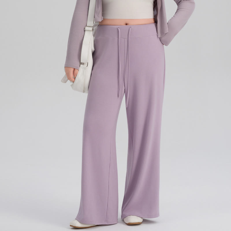 Flow Soft Yoga Wide Leg Pants - Purple - XXXXXXL - image 1