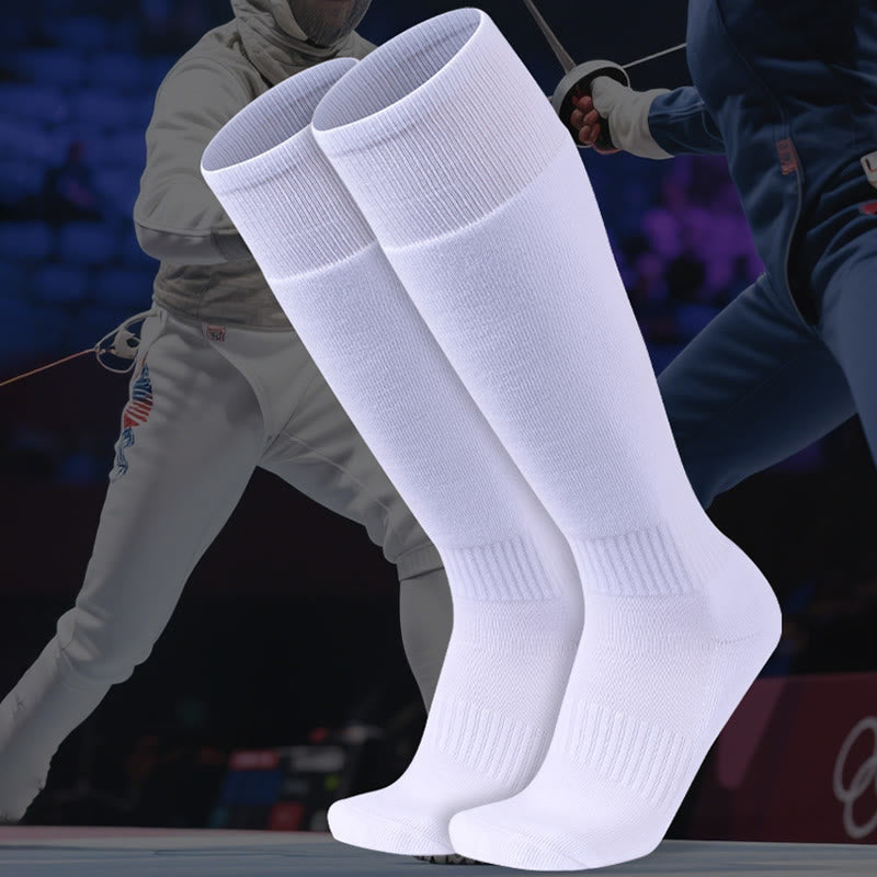 Chaussettes de compression blanches grandes tailles (3 paires) - Blanc - EU39-44(US6-10) - image 5