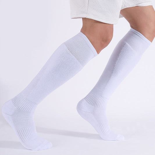 Chaussettes de compression blanches grandes tailles (3 paires) - image 0