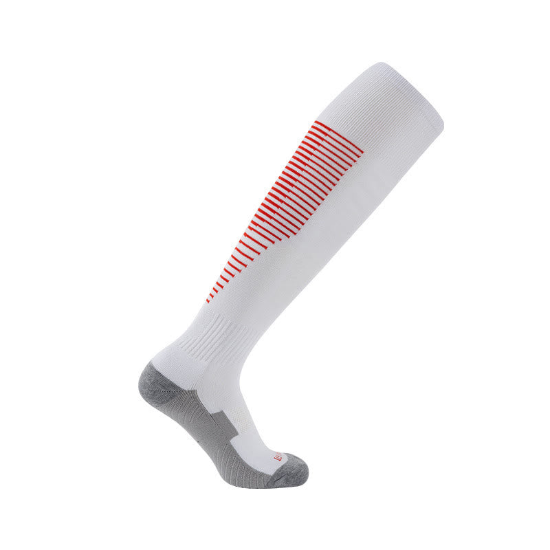 Chaussettes hautes style sport (4 paires) - Blanc-A - EU38-45 (US5-11) - image 7