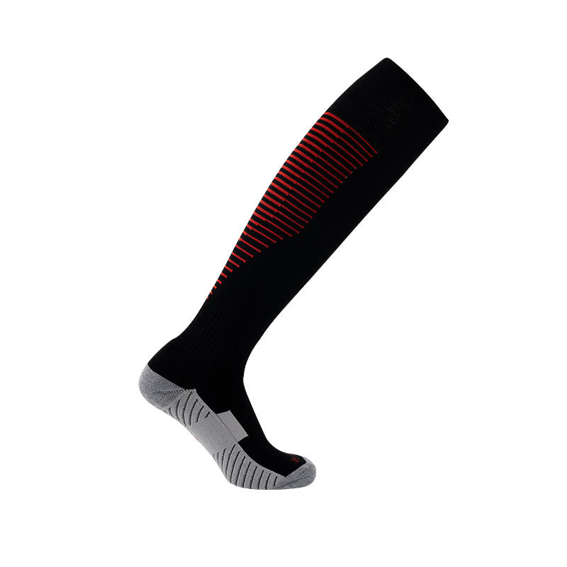 Chaussettes hautes style sport (4 paires) - Noir - EU38-45 (US5-11) - image 1