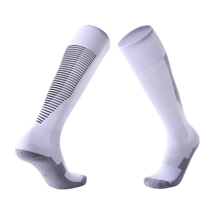 Chaussettes hautes style sport (4 paires) - Blanc - EU38-45 (US5-11) - image 0