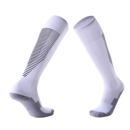 Chaussettes hautes style sport (4 paires) - Blanc - EU38-45 (US5-11) - image 0