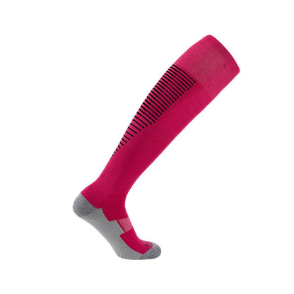 Chaussettes hautes style sport (4 paires) - Fuchsia - EU38-45 (US5-11) - image 9
