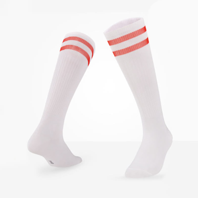 Chaussettes de football respirantes montantes (5 paires) - Blanc-A - UE39-44 (US6-10) - image 13